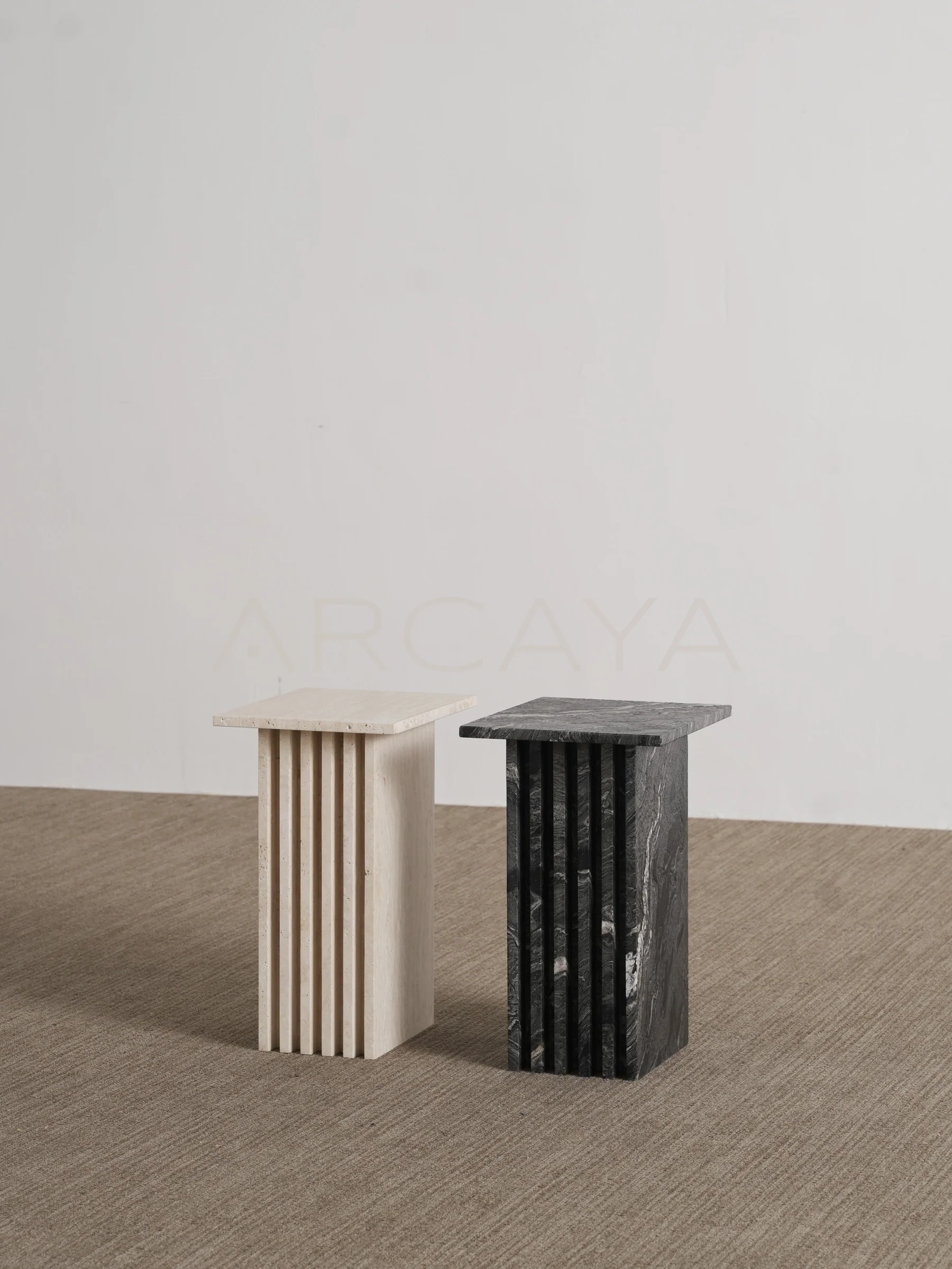 Enna Sienna Side Table - front view 01