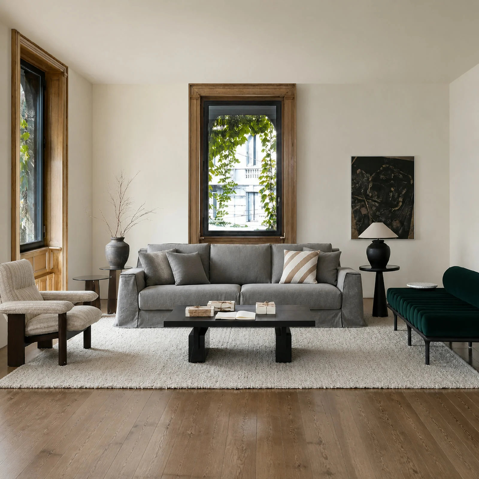 S574 Sofa in a finished interior.