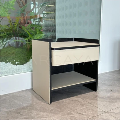 Orla Garden Nightstand - front view 02