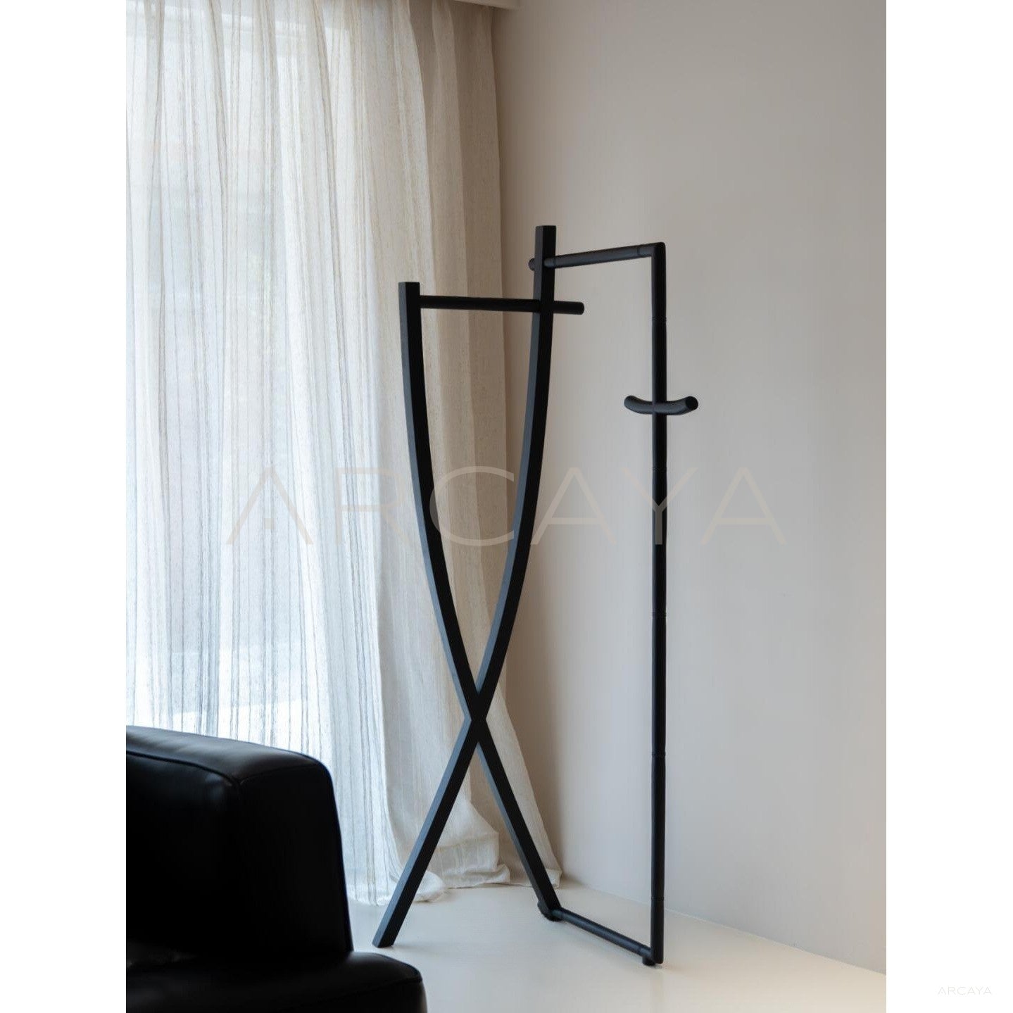 Haozi Woven Clothes Rack — Coat Racks - scene