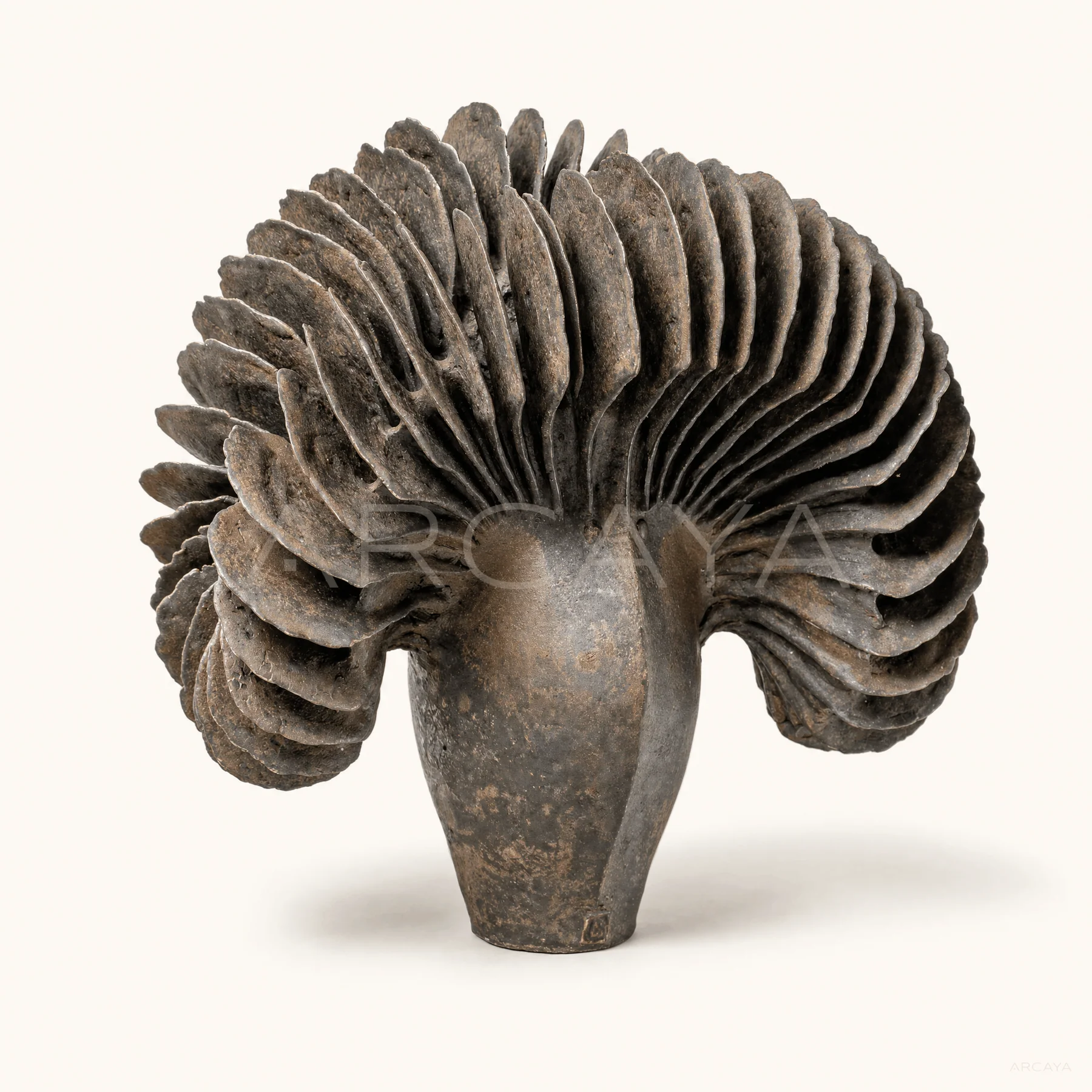 Dark Radiant Ceramic Sculpture — product view