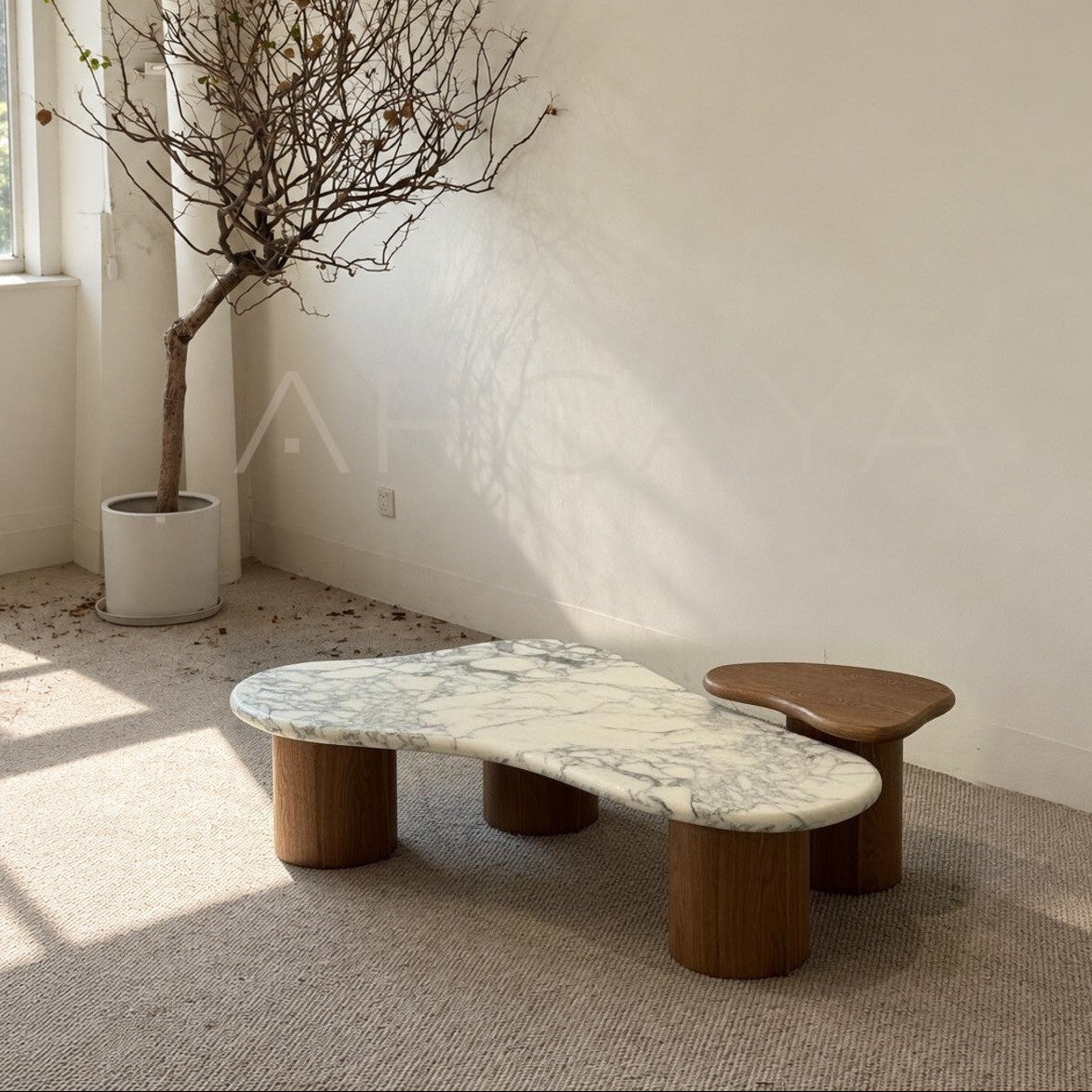 Cashew Marble Coffee Table