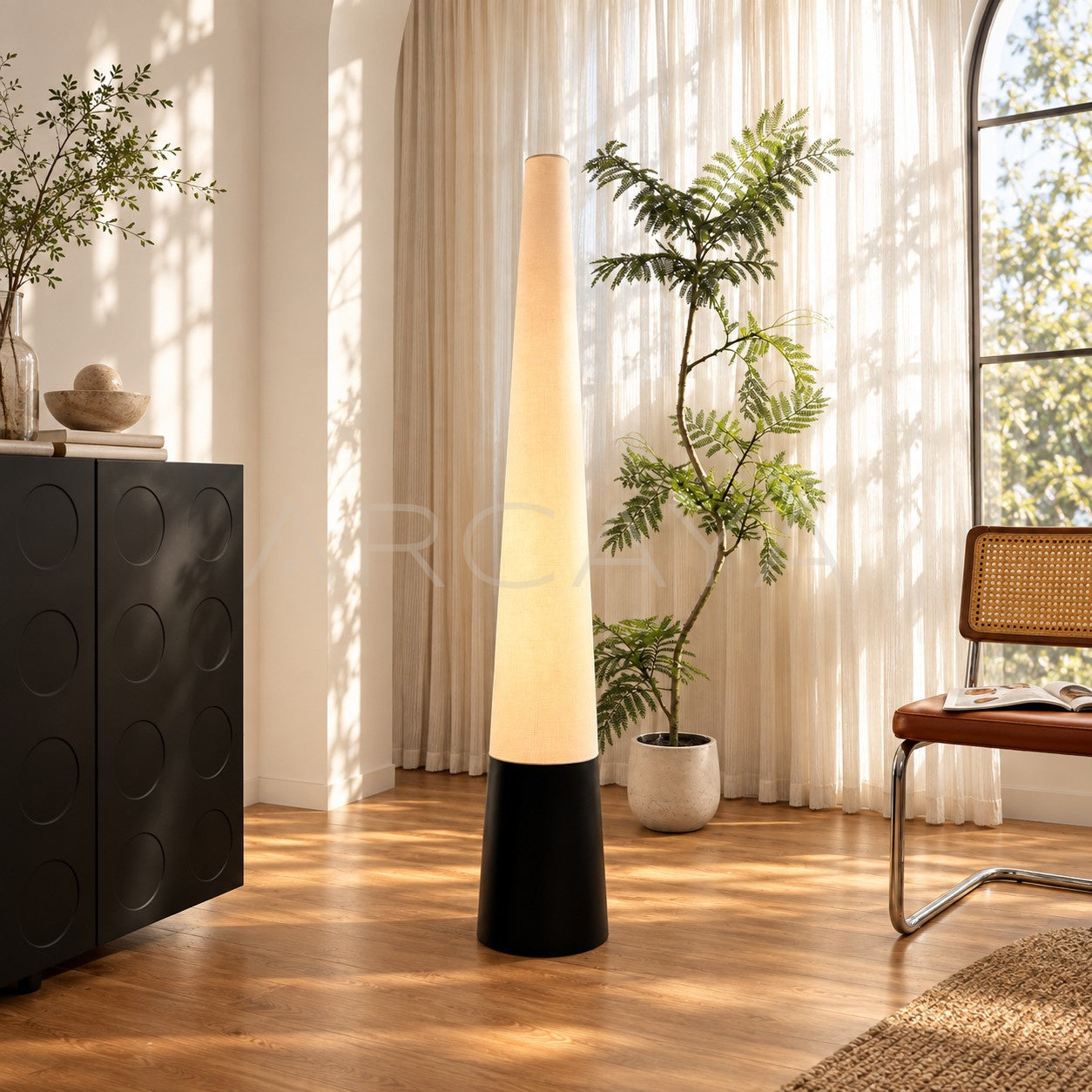 Minimalist Cone Floor Lamp
