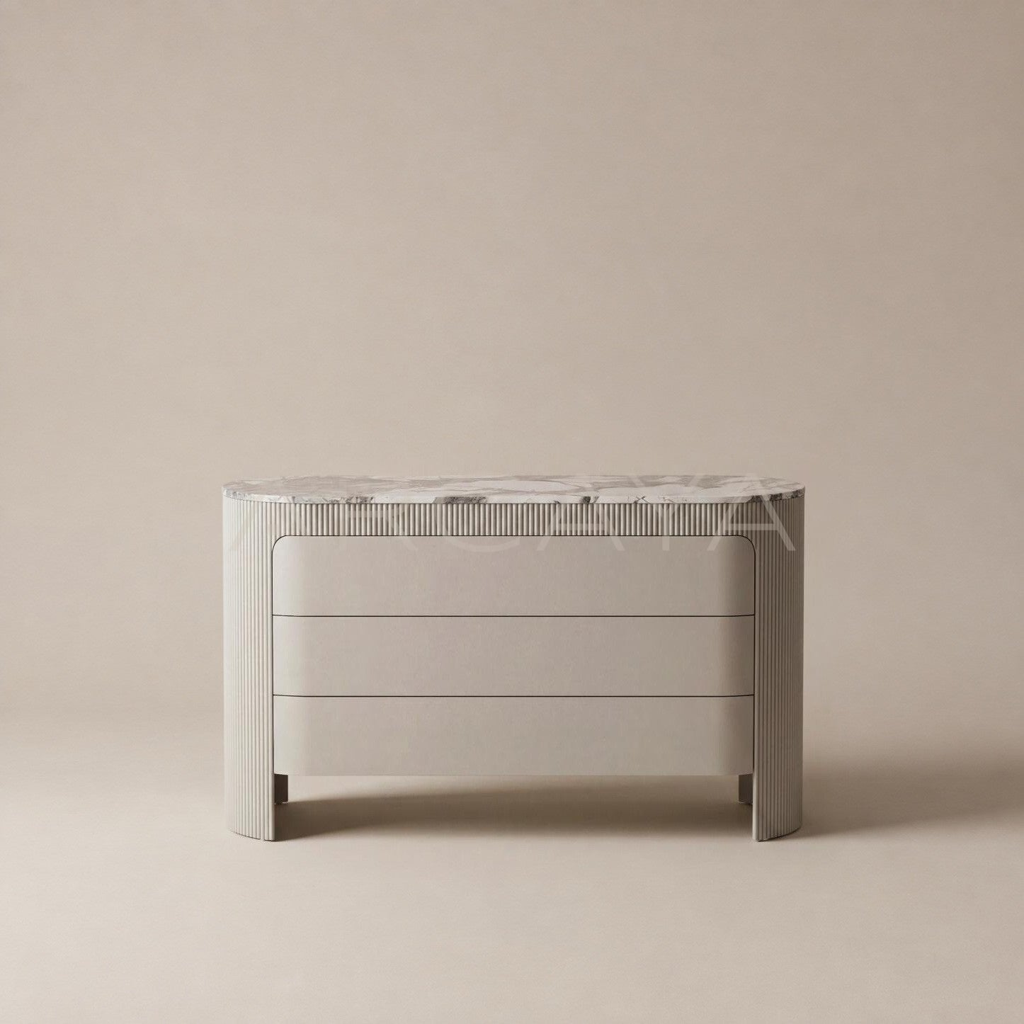 Marble Texture Vertical Stripe Cabinet - main