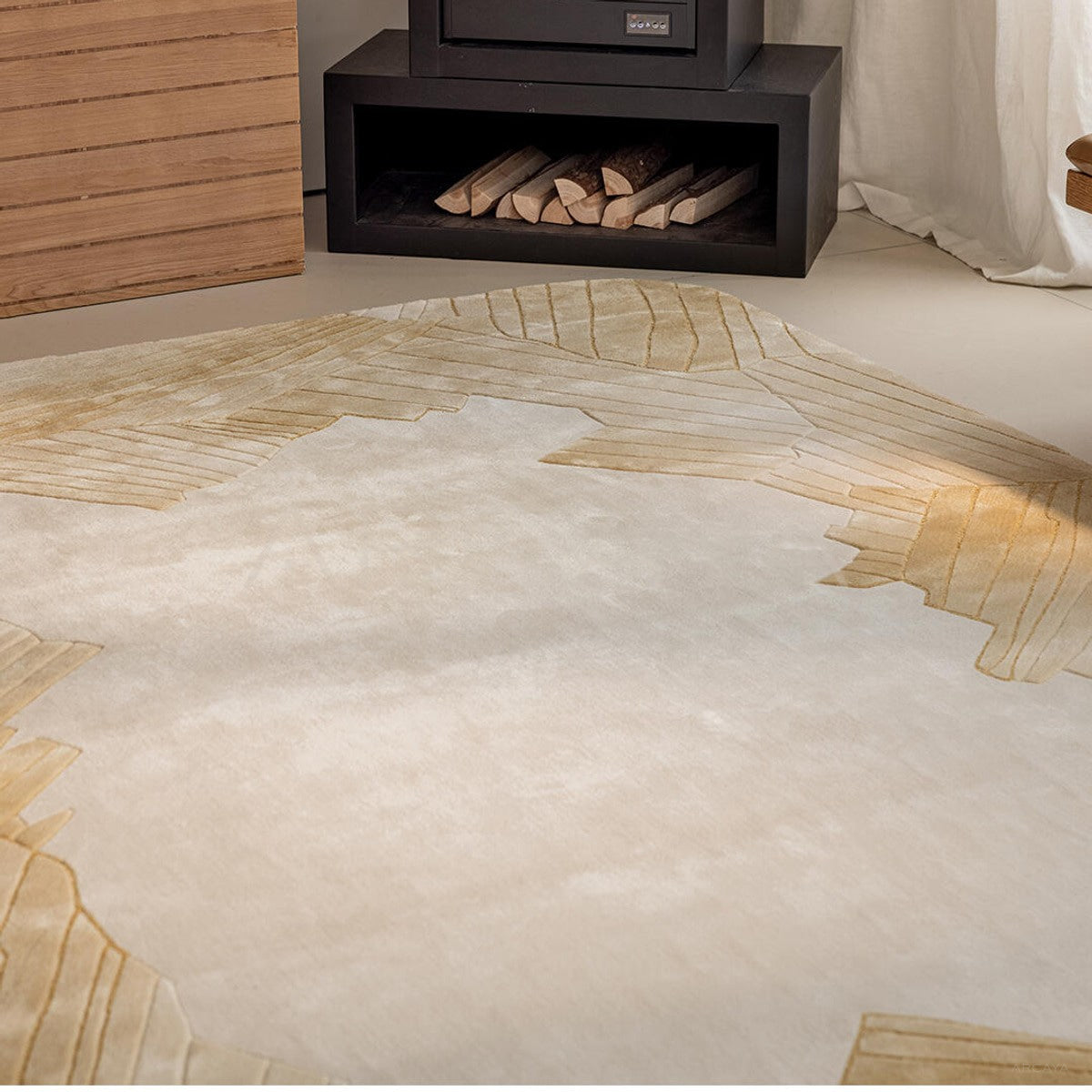 All Style Neutral Rug - scene
