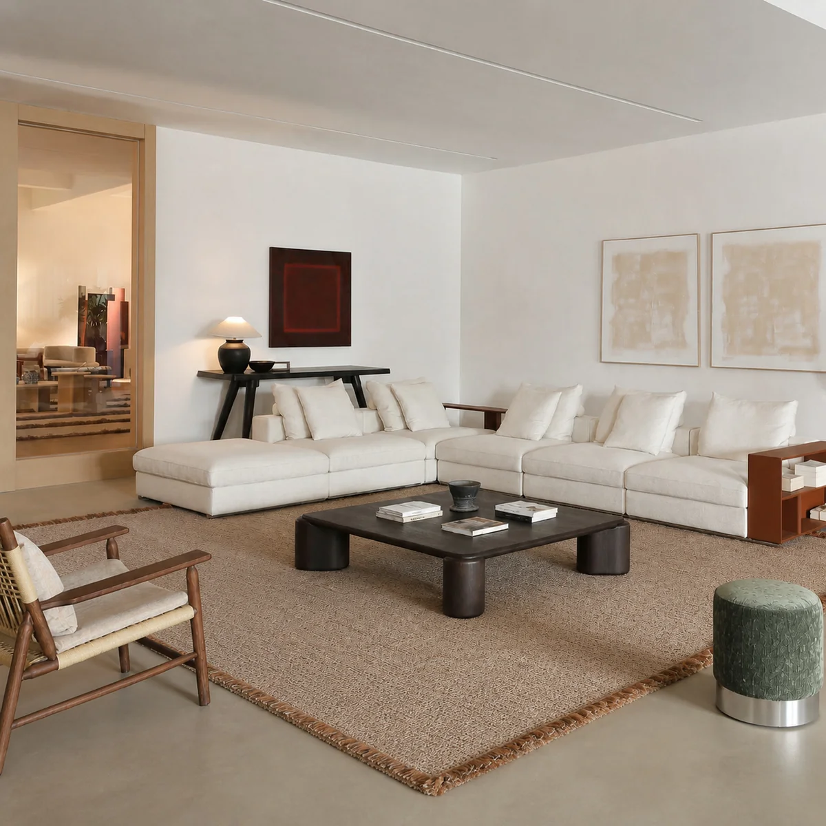 Bellamy Linen Coffee Table