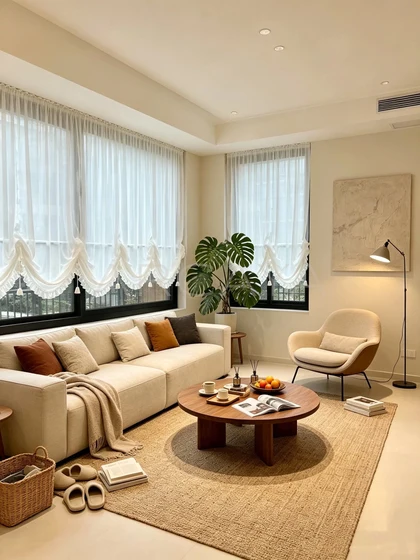 Sylvan Mist Curtain Panel — interior view 03