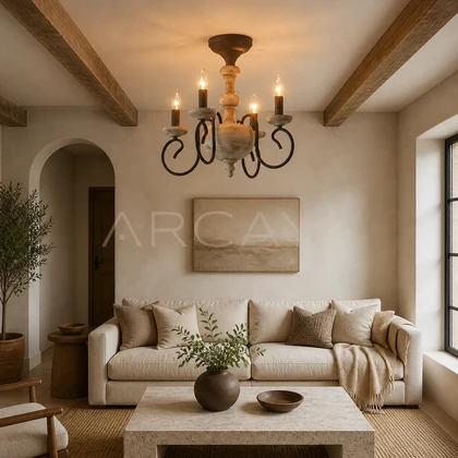 Aveline Cove Ceiling Light — styled interior view 01