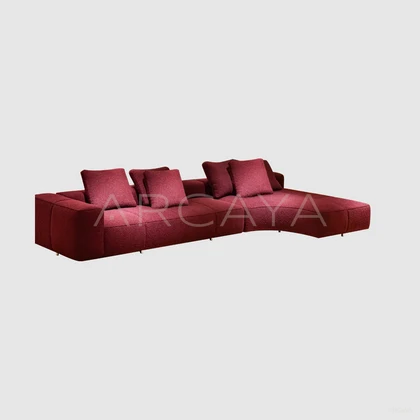 Petra Brook Straight Sofa - front view 04