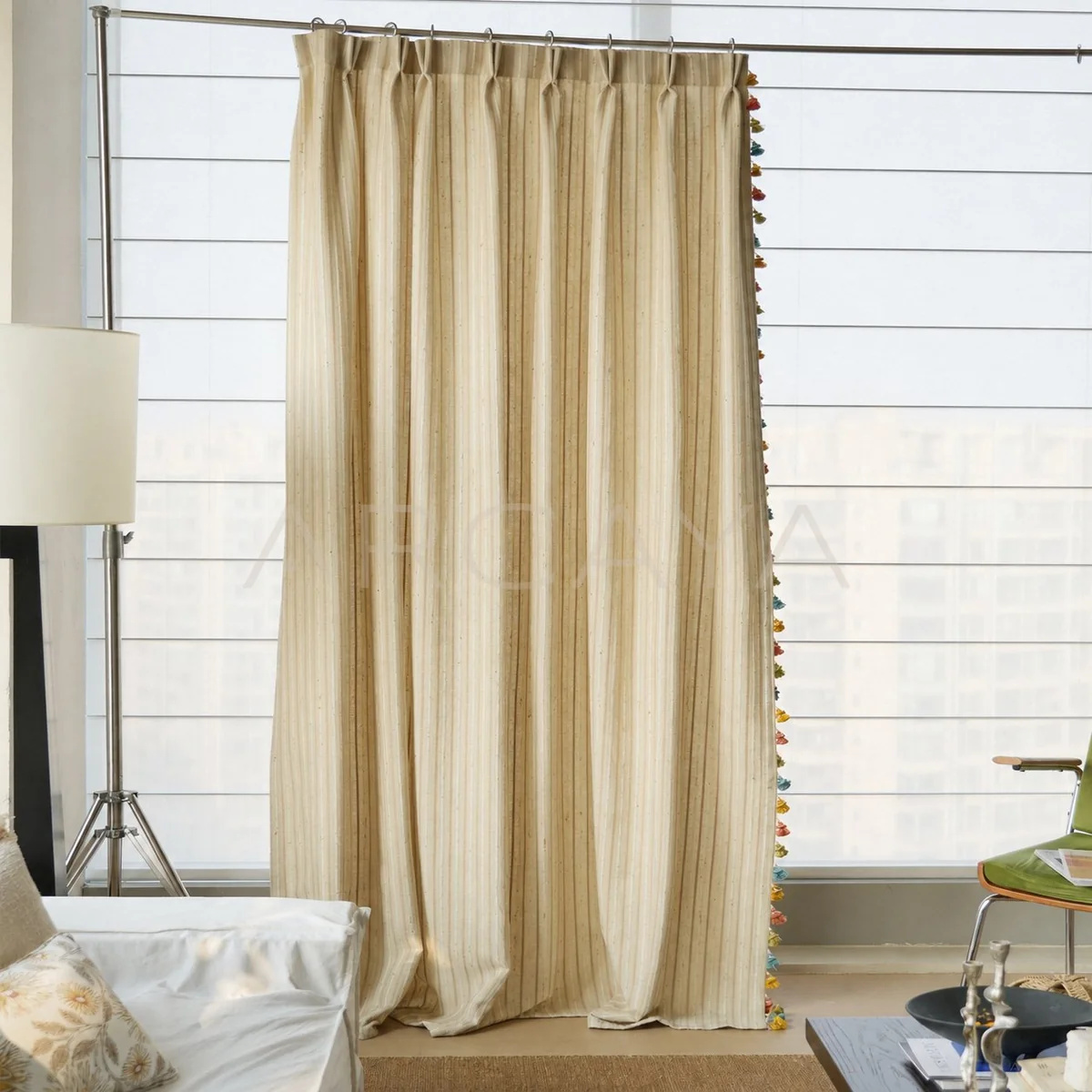 Maple Oak Curtain Panel