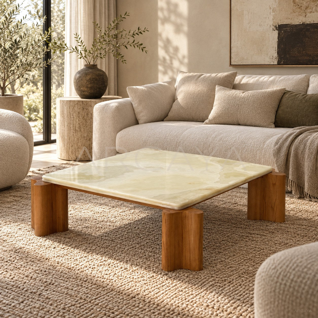 Green Jade Coffee Table