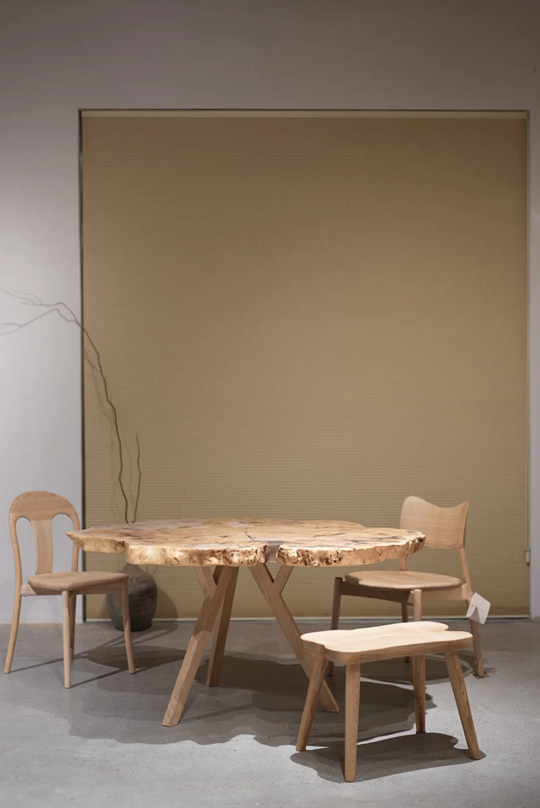 Sable Reef Dining Table in a finished interior.