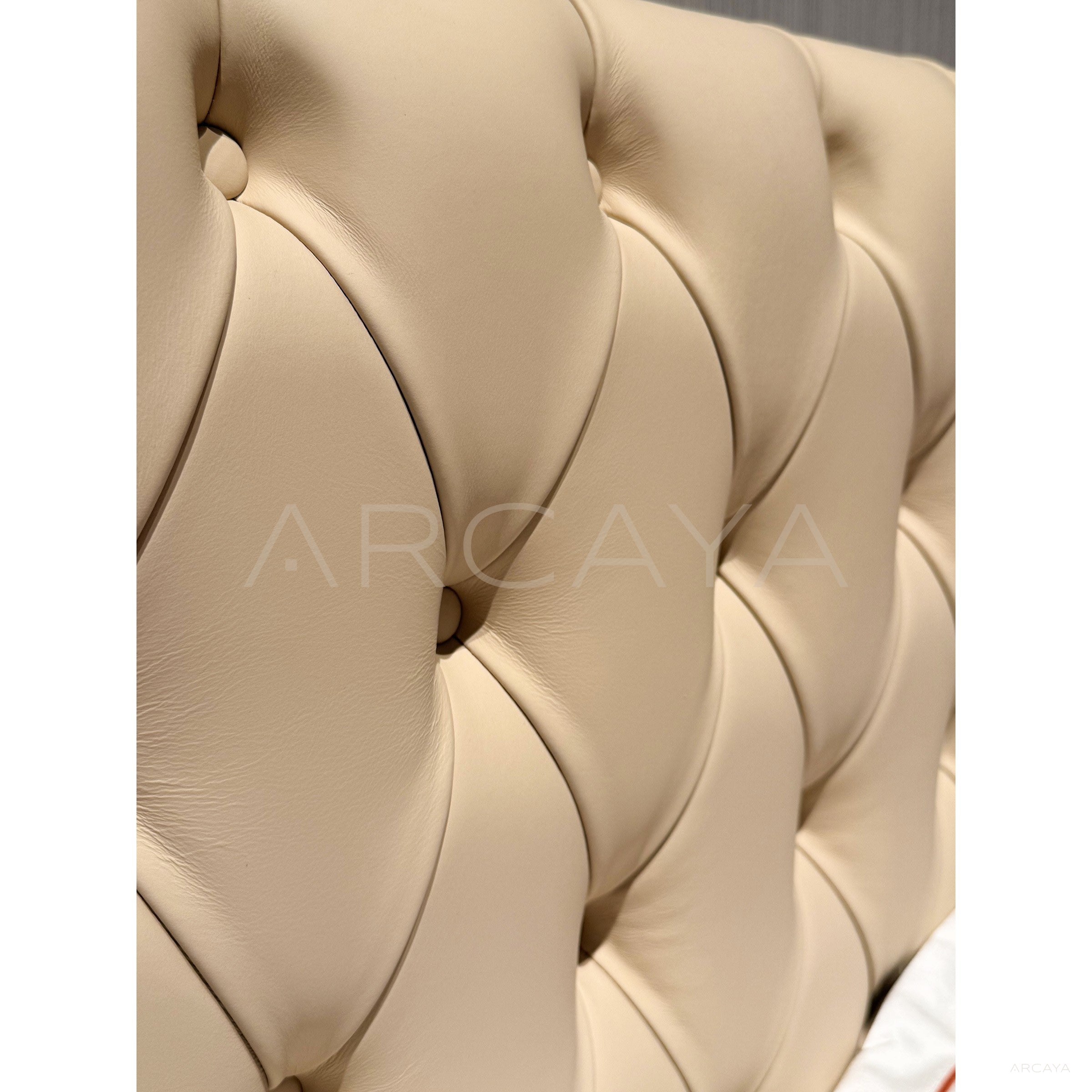 Bella Italian Leather Bed - scene