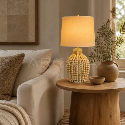 Dorian Orchard Table Lamp — styled interior view 02
