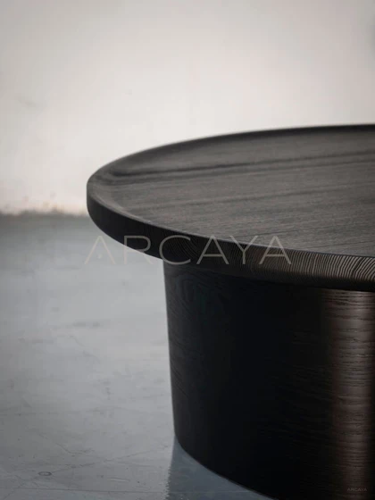 Custom Solid Wood Coffee Table - detail