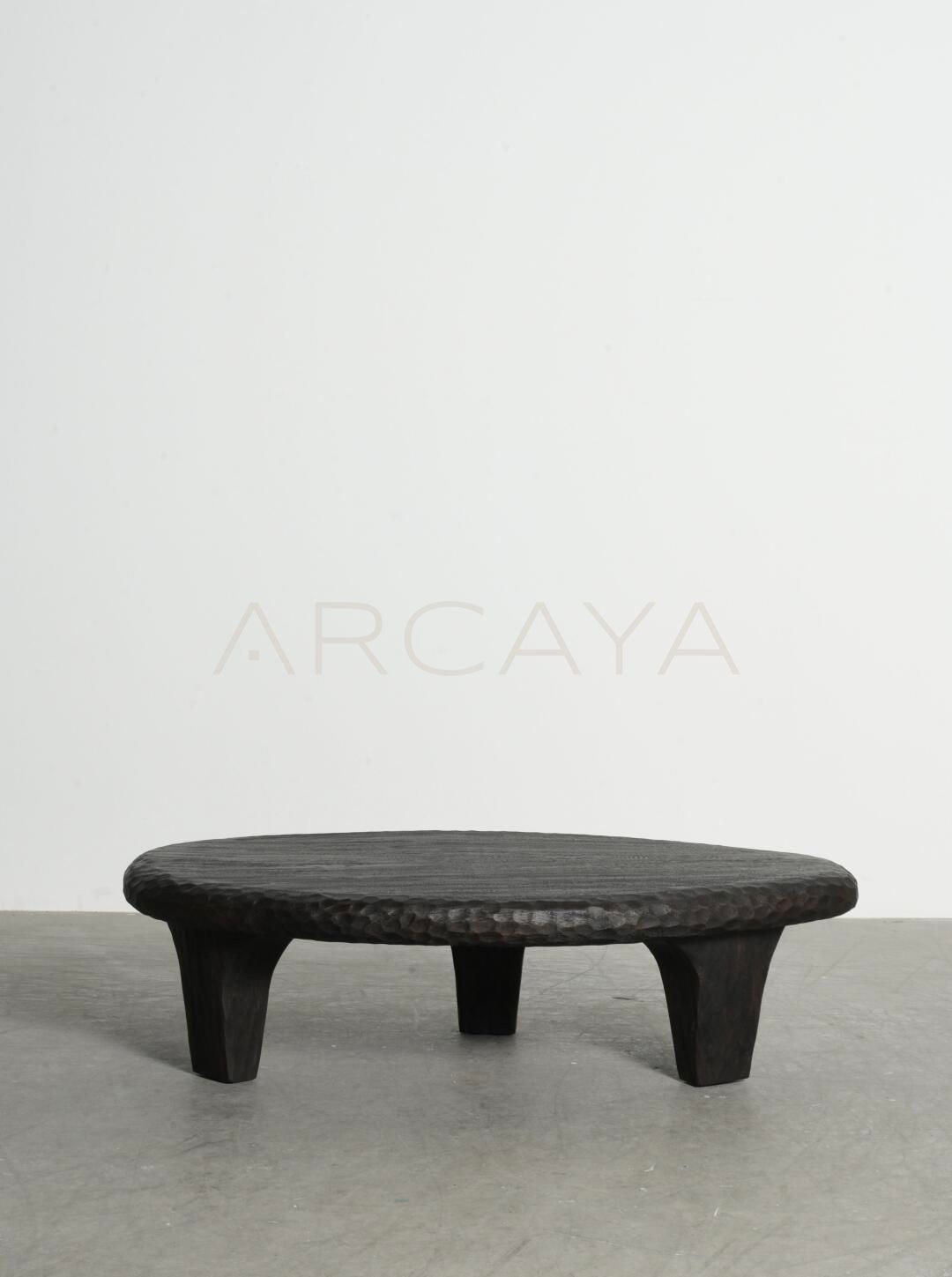 Textured Distressed Coffee Table - scene