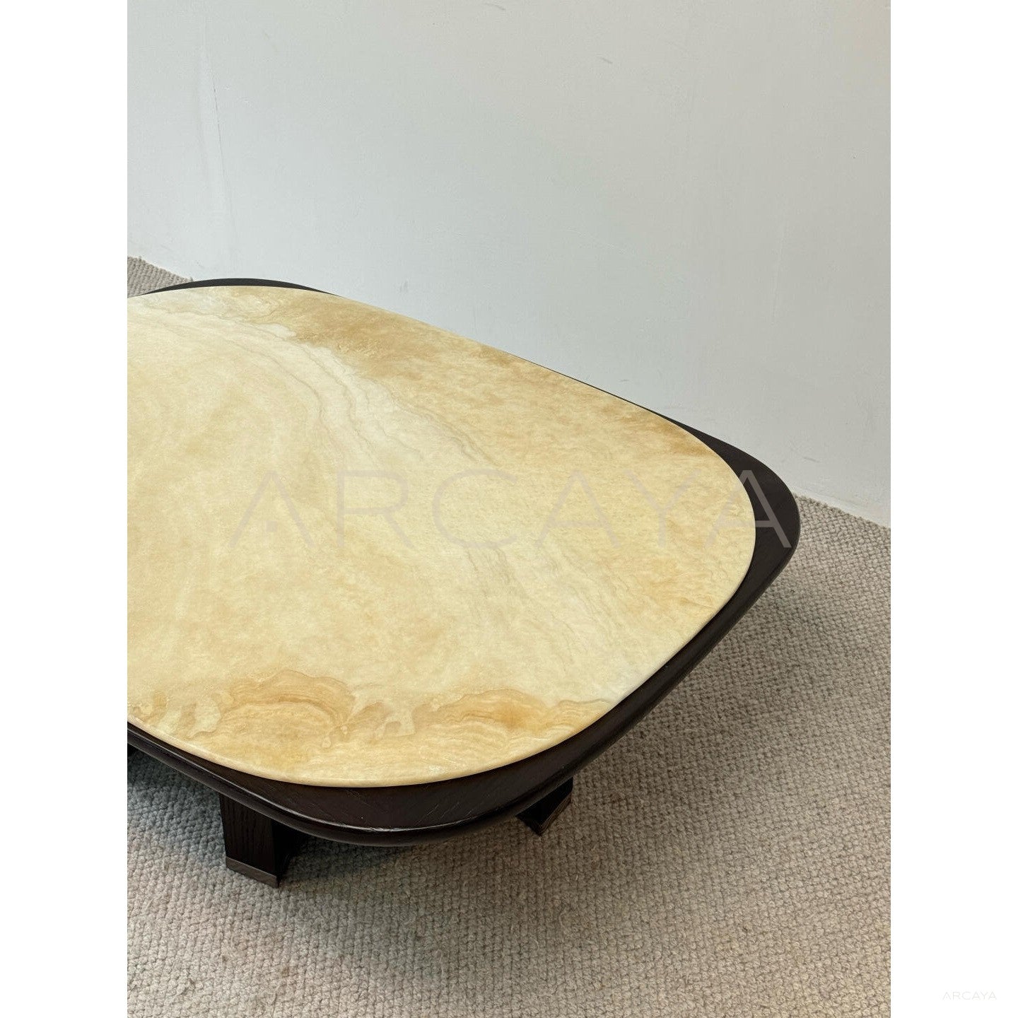Warm Jade Persian White Coffee Table - scene
