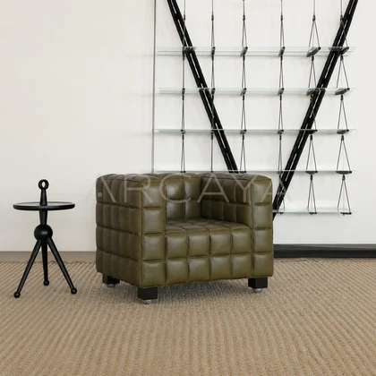 Della Villa Straight Sofa - front view 01