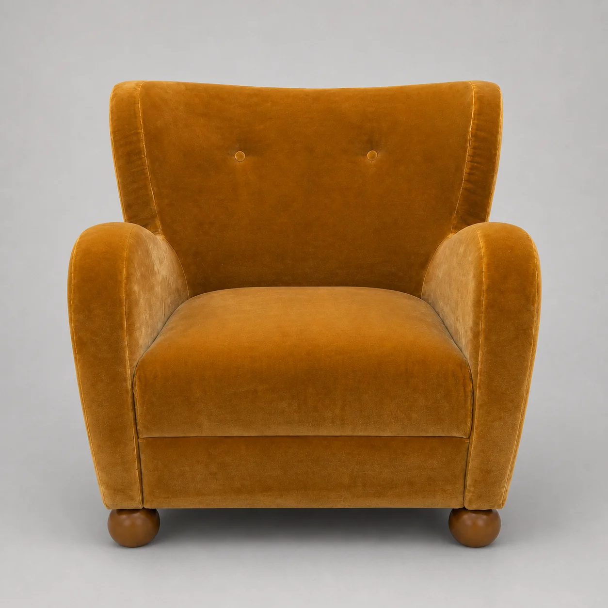 A00026 Lounge Chair in a finished interior.