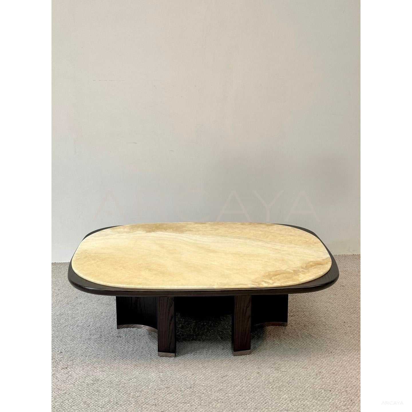 Warm Jade Persian White Coffee Table - scene