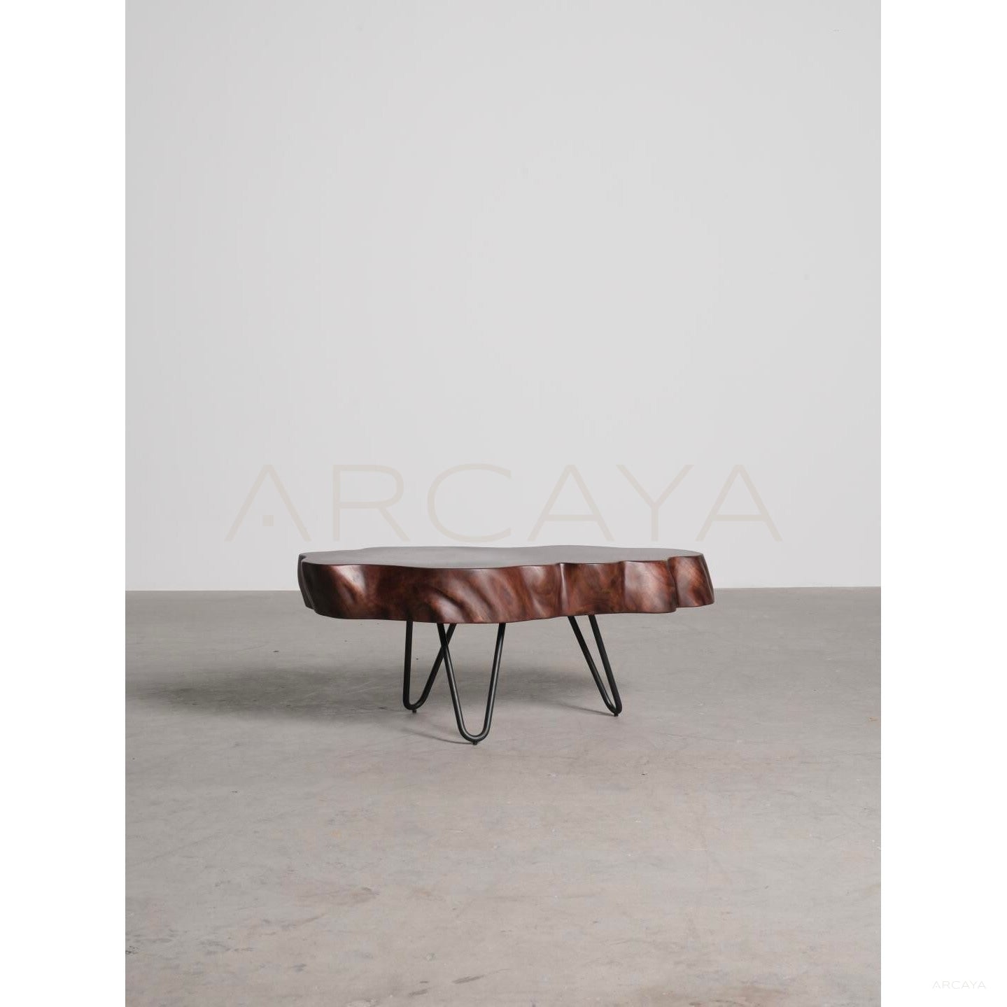 Solid Wood Slab Irregular Coffee Table