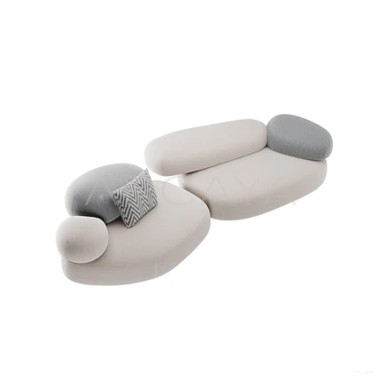Pebble Rubble Sofa - product view 02