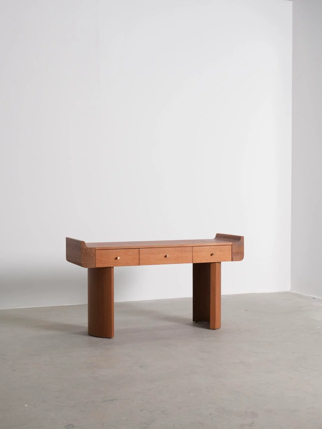 Dover Loft Desk in a finished interior.