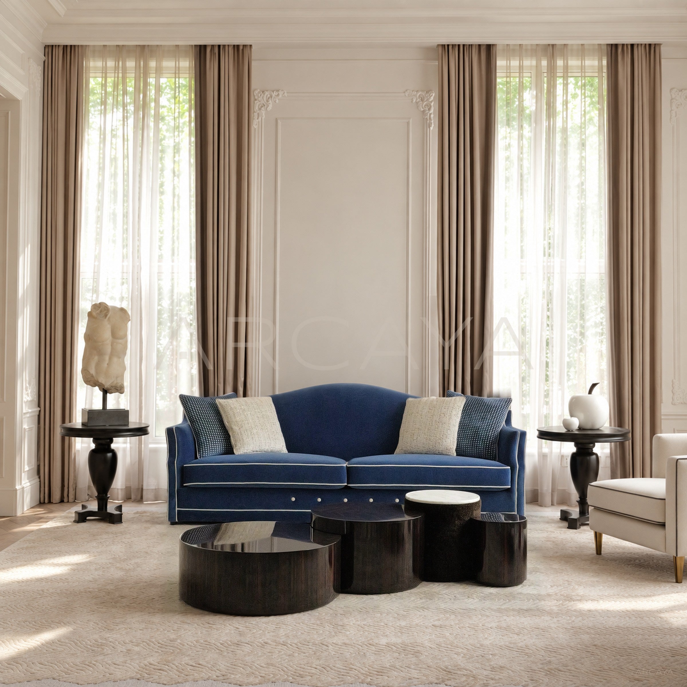Grace Sofa Royal Blue