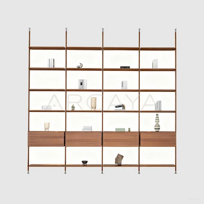 Luma Linen Cabinet - front view 04