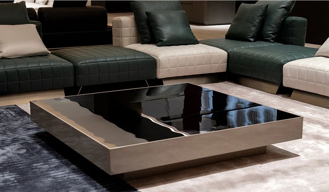 A00137 Coffee Table in a finished interior.