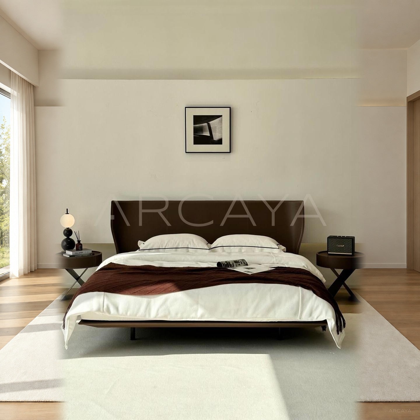 Alice Italian Minimalist Bed - main