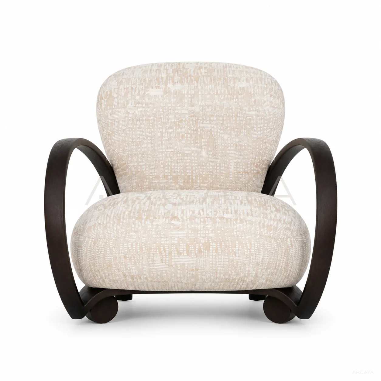 Haven Noir Lounge Chair - front view 01