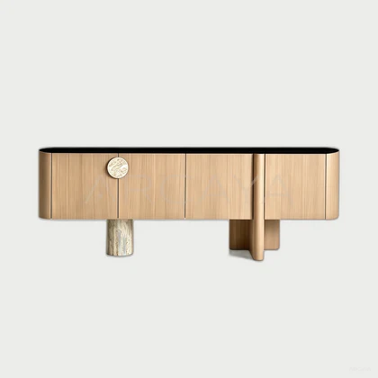 Aurelia Hill Media Console — neutral background 01