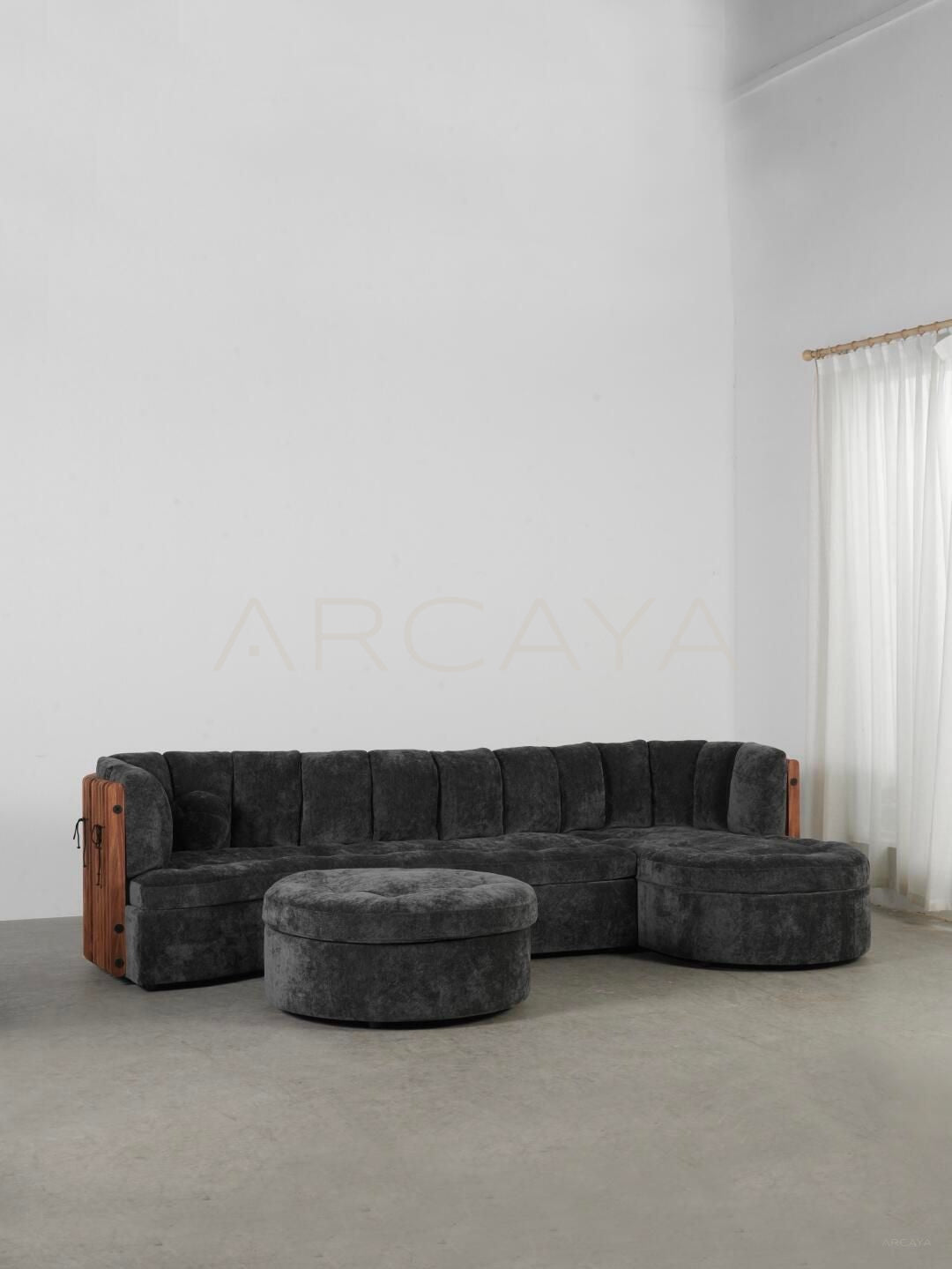 O Palm Low Back Modular Sofa - scene