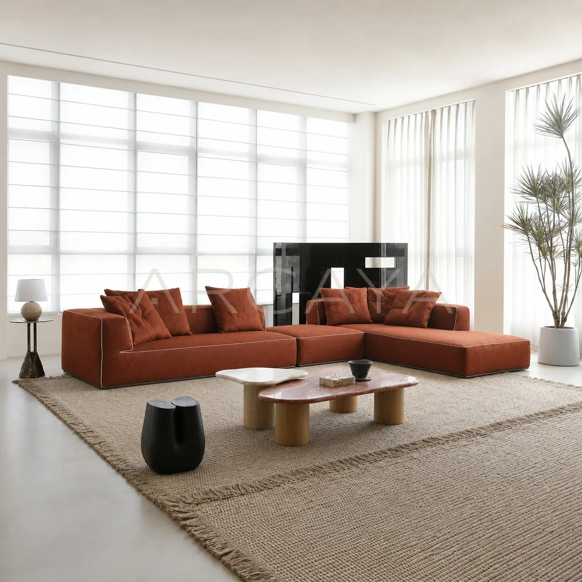 Elodie Bay Straight Sofa