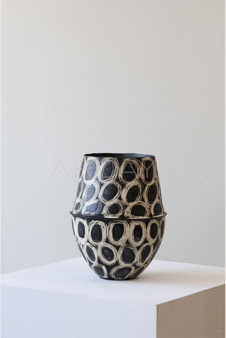 Wabi Sabi Jingdezhen Large Floor Ceramic Vase - scene