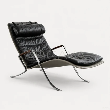 Amara Noir Armchair - product view 02