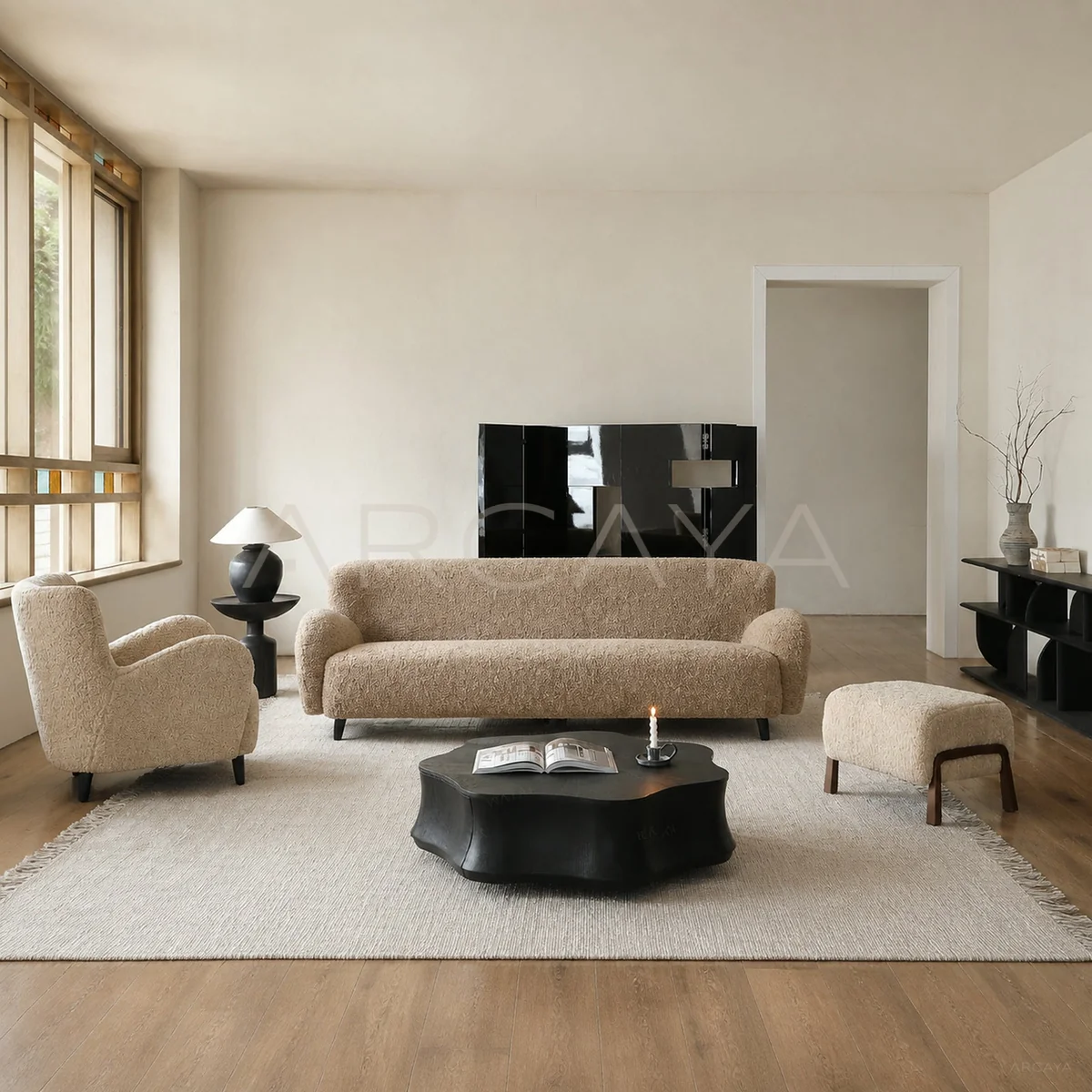 Elara Vale Straight Sofa
