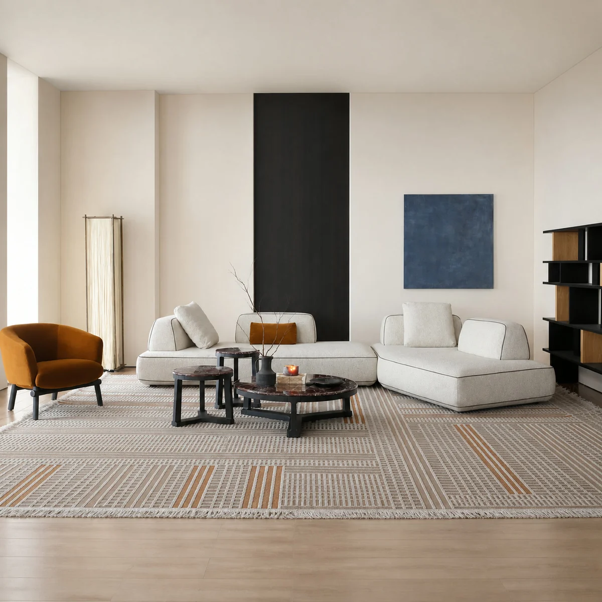 Elara Pearl Straight Sofa