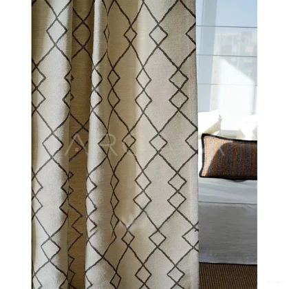 Rowan Nest Curtain Panel - styled interior view 03