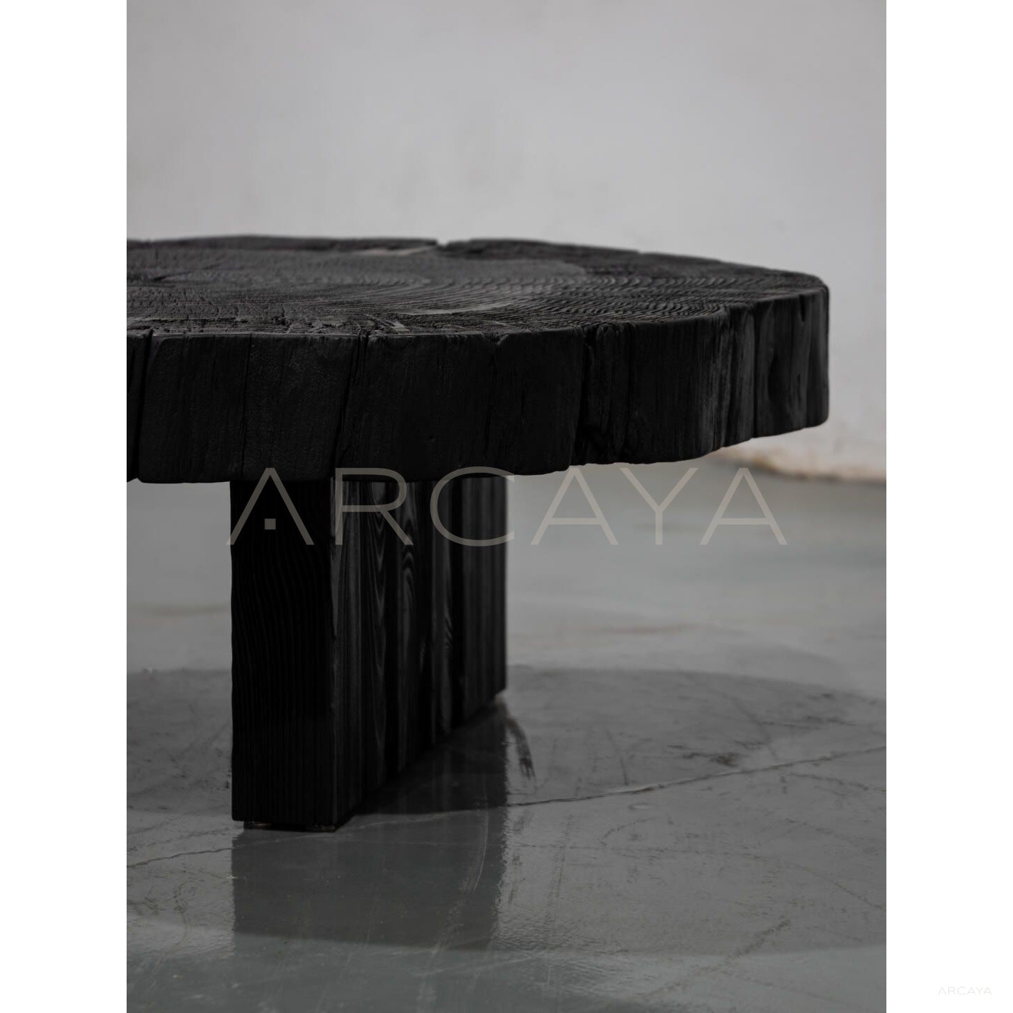 Solid Wood Tea Table - scene