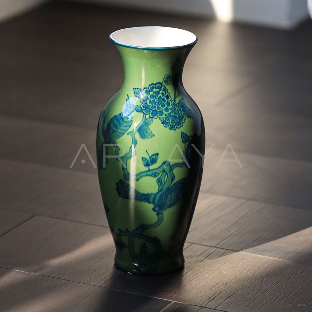 Hand Painted Blue White Porcelain Vase Song Style
