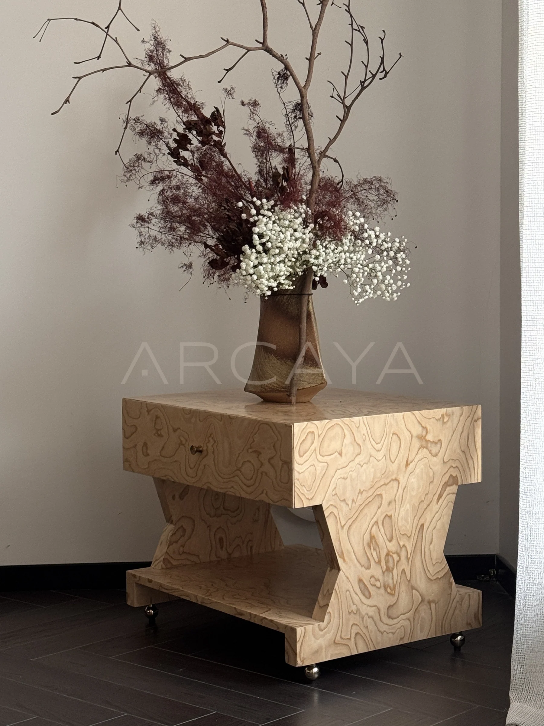 Faye Field Nightstand - front view 01