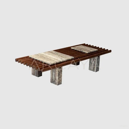 Maren Lake Coffee Table - front view 04
