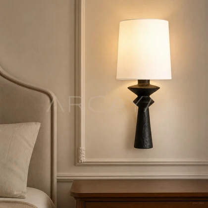 Bellamy Grove Table Lamp — styled interior view 02