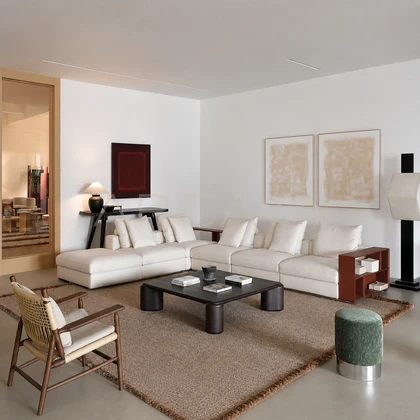 Elara Ridge Straight Sofa - product view 02